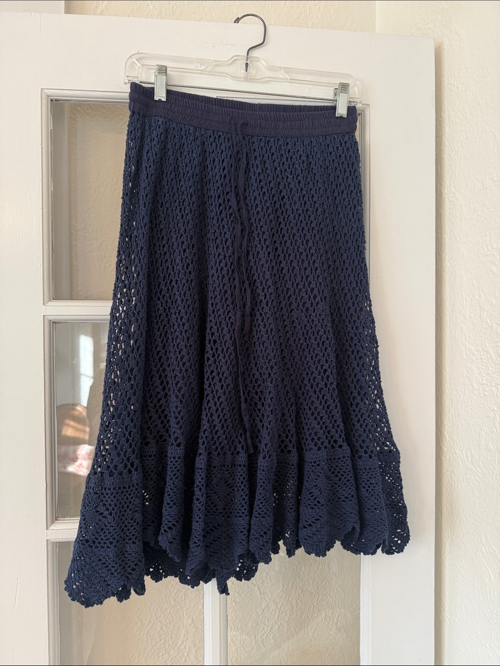 Biographie Blue Crochet Summer Skirt